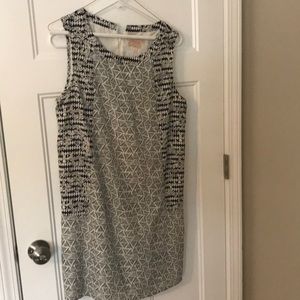 Black & White Shift Dress